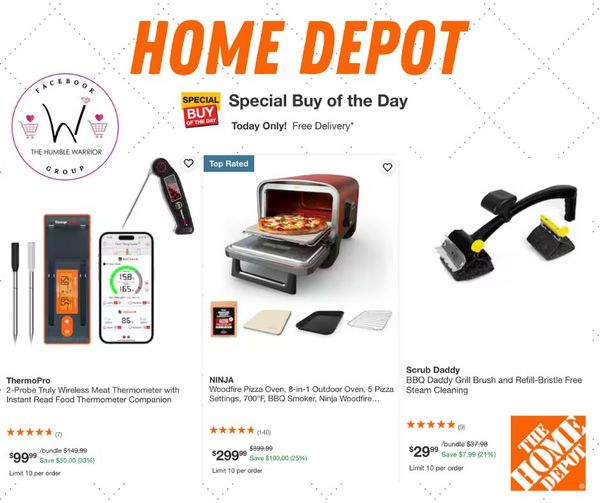 Shop Home Depot Special Buy of the Day