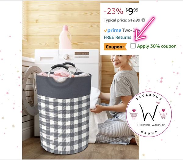 BlissTotes Large Laundry Basket and Hamper