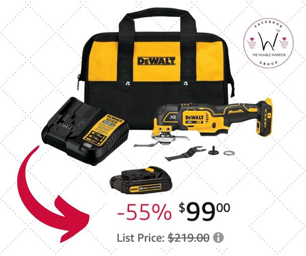 DEWALT 20V MAX XR Oscillating Tool Kit