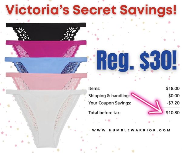 Victoria’s Secret PINK Lace Bikini Panty Pack