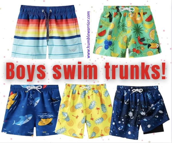 Boys swim trunks