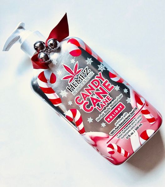 Hempz Limited Edition Peppermint Candy Cane lotion