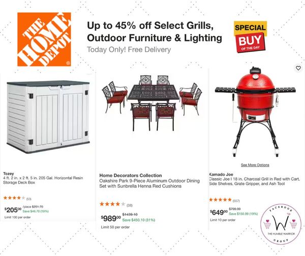 Home Depot Special Buy of the Day