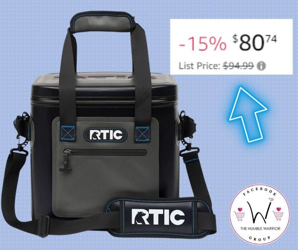 RTIC 12 can soft insulated cooler