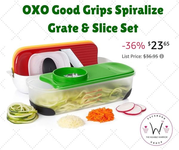 OXO Good Grips Spiralize Grate & Slice Set