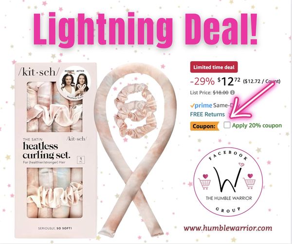 Kitsch Satin Heatless Curling Set