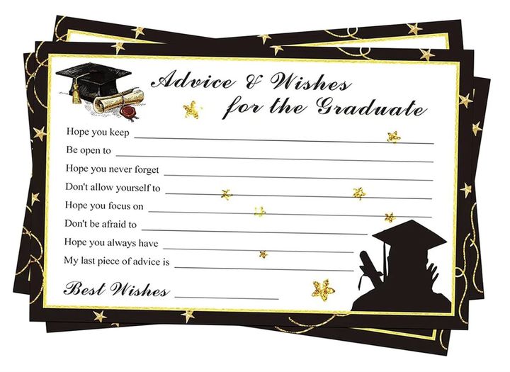 The graduate advice cards are back!