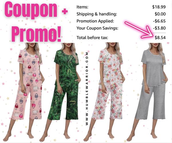 capri pajama set