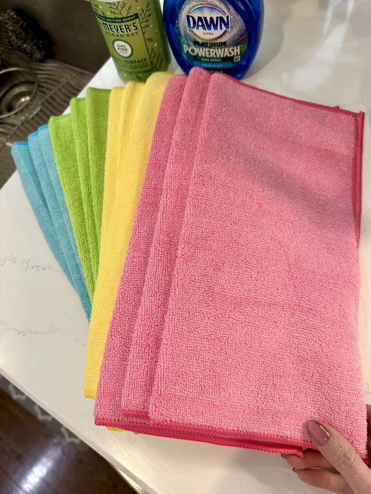 HOMEXCEL microfiber cleaning cloths