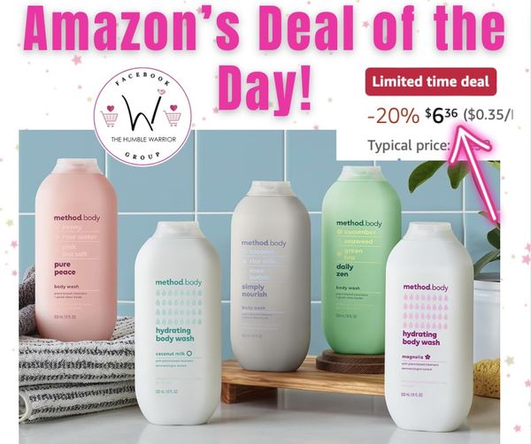 Shampoo, Conditioner, and Body Wash from Method