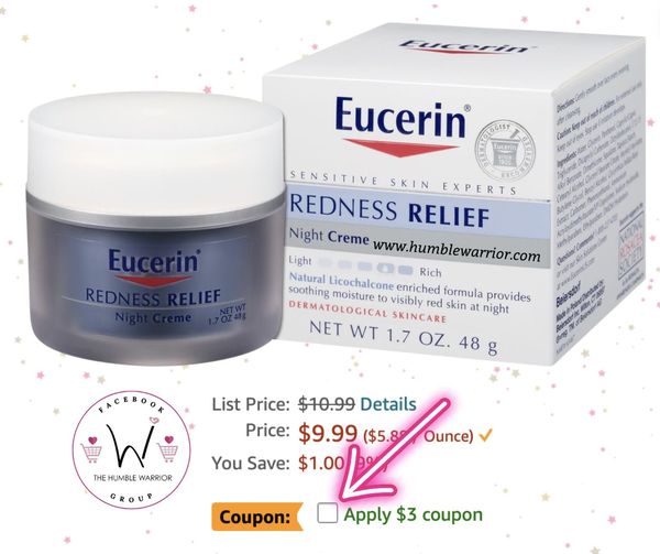 Eucerin Redness Relief Night Creme