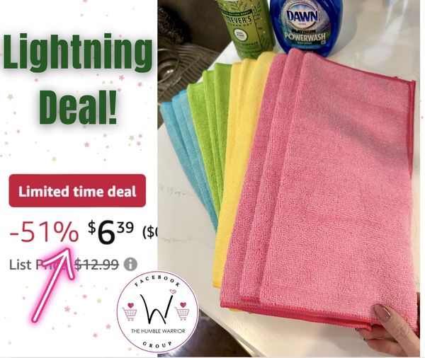 HOMEXCEL microfiber cleaning cloths