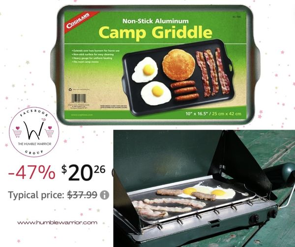 Coghlan’s Two Burner Non-Stick Camp Griddle
