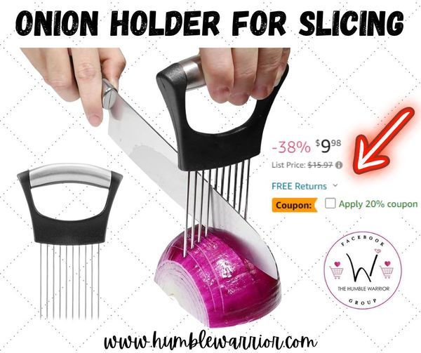JAYVAR Onion Holder for Slicing