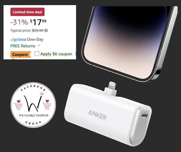 Anker Nano Portable Charger for iPhone