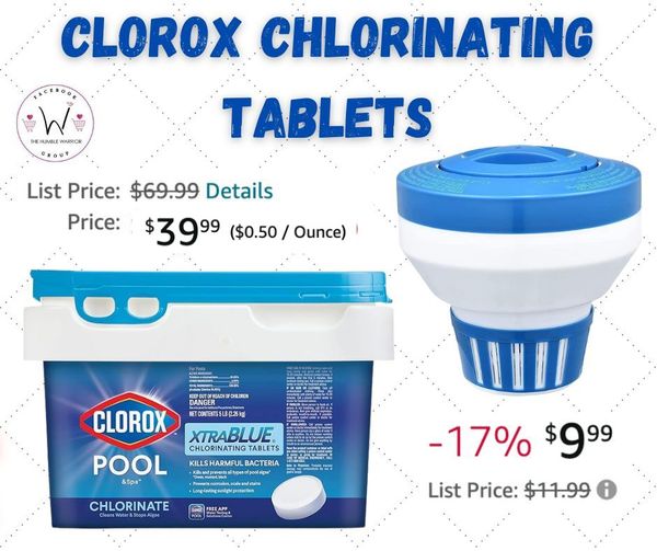 CLOROX Pool & Spa XtraBlue 3” Chlorinating Tablets