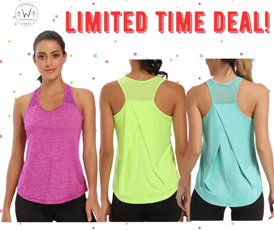 Racerback Workout Tank Tops!