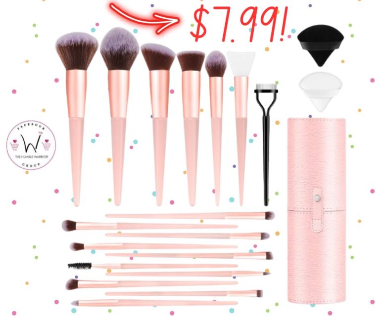 20 Pcs Professional Makeup Brush Set!