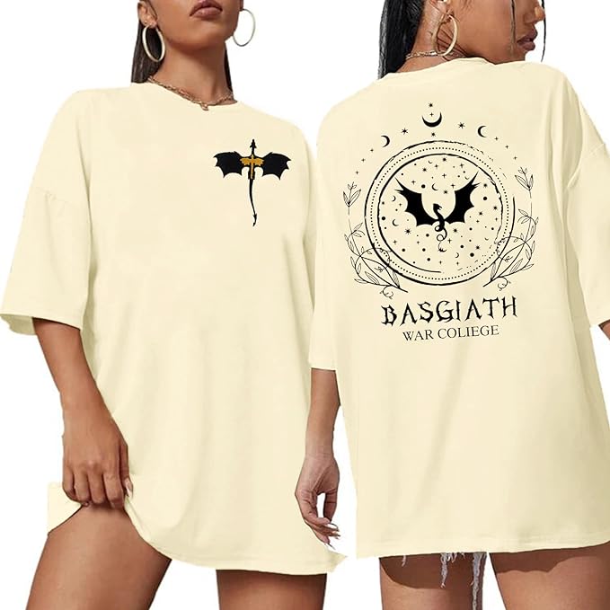 Basgiath War College Uniform oversized graphic tshirt