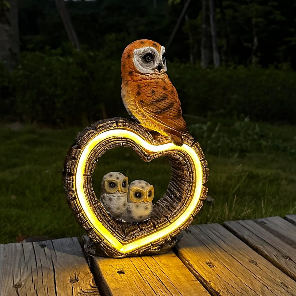 Solar Owl Statue!