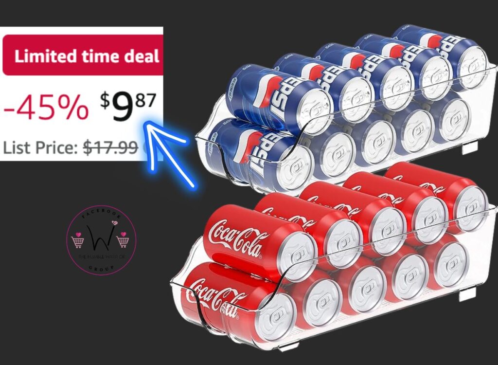 2-pack Simple Houseware Soda Can Organizer!
