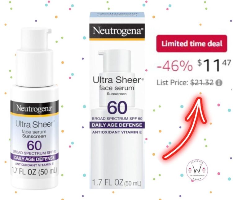 Neutrogena Ultra Sheer Moisturizing Face Serum!