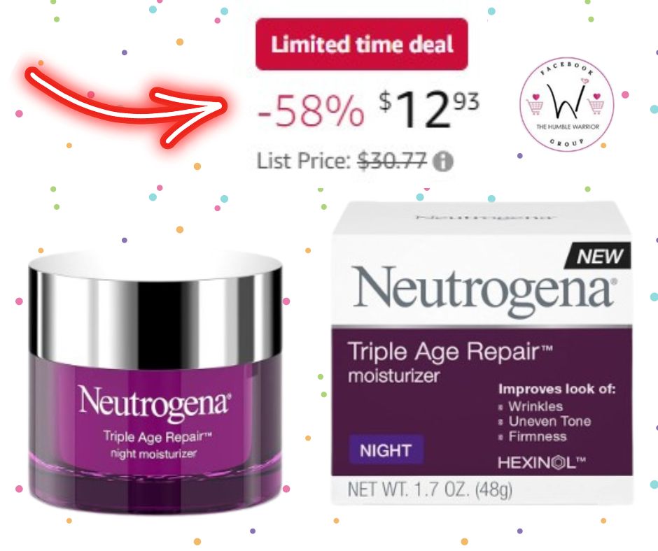 Neutrogena Triple Age Repair Anti-Aging Night Cream with Vitamin C!