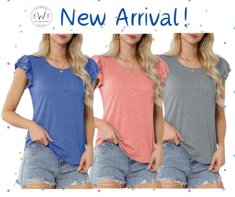 Ruffle Short Sleeve Top!