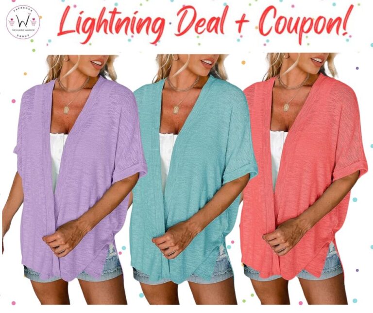 Lightweight Open Front Knit Cardigan from MEROKEETY!