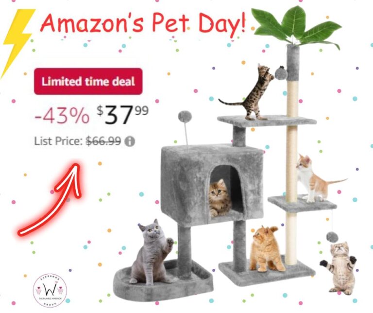 Amazon’s Pet Day! Save on Cat Tree/Condo Towers!