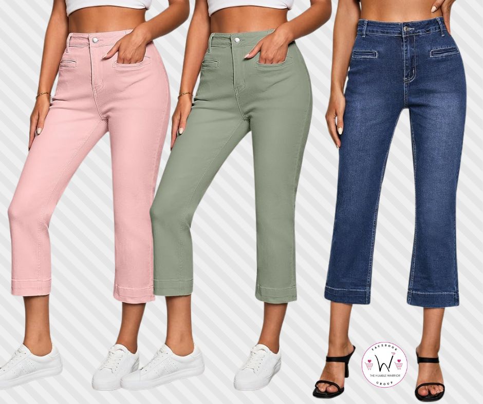 Slim Straight Capri Jeans!!