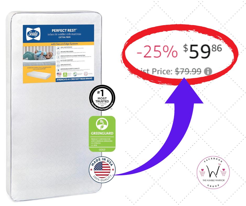 Sealy Crib Mattress!!