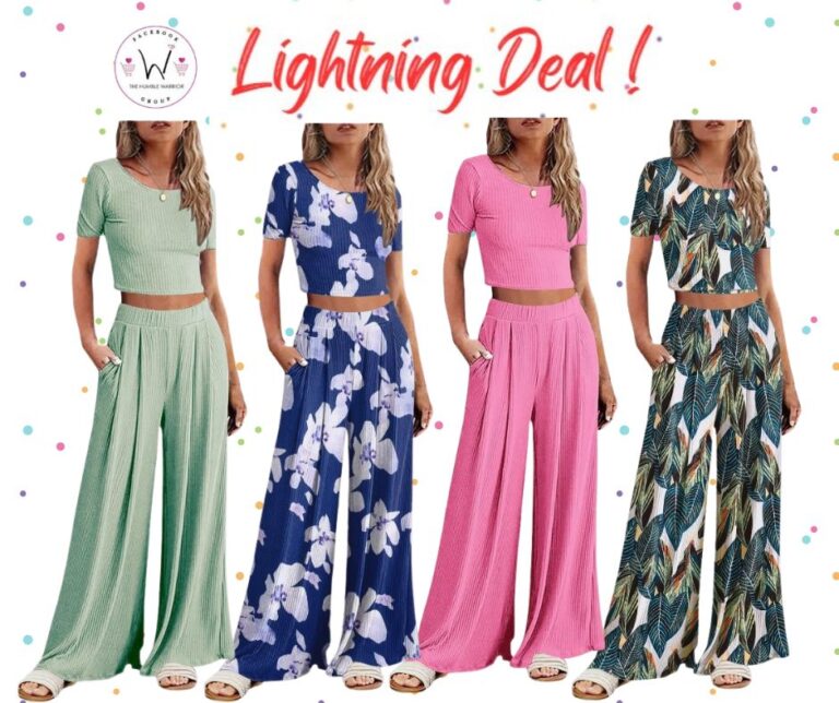 2 Piece Ribbed Knit Pajama/Lounge Sets from Ekouaer!
