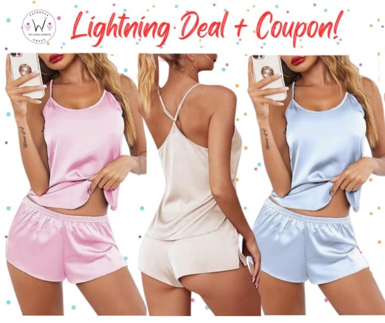 2 Piece Satin Pajama Set from Ekouaer!
