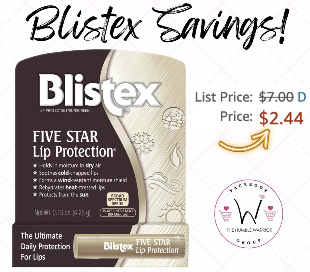 The Blistex Five Star Lip Protection Balm!