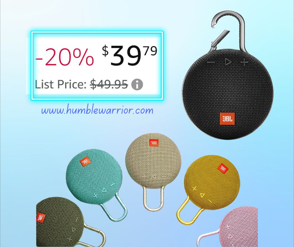 JBL Clip 3 portable speakers