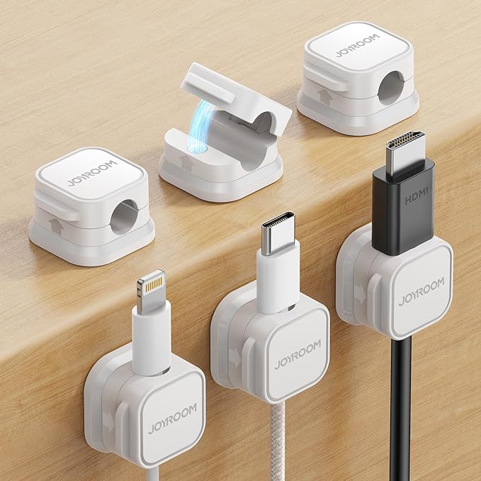 The JOYROOM 6-Pack Magnetic Cable Clips!