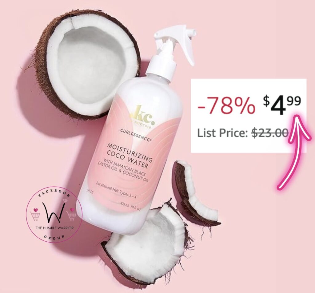 The KeraCare CurlEssence Moisturizing Coconut Water!