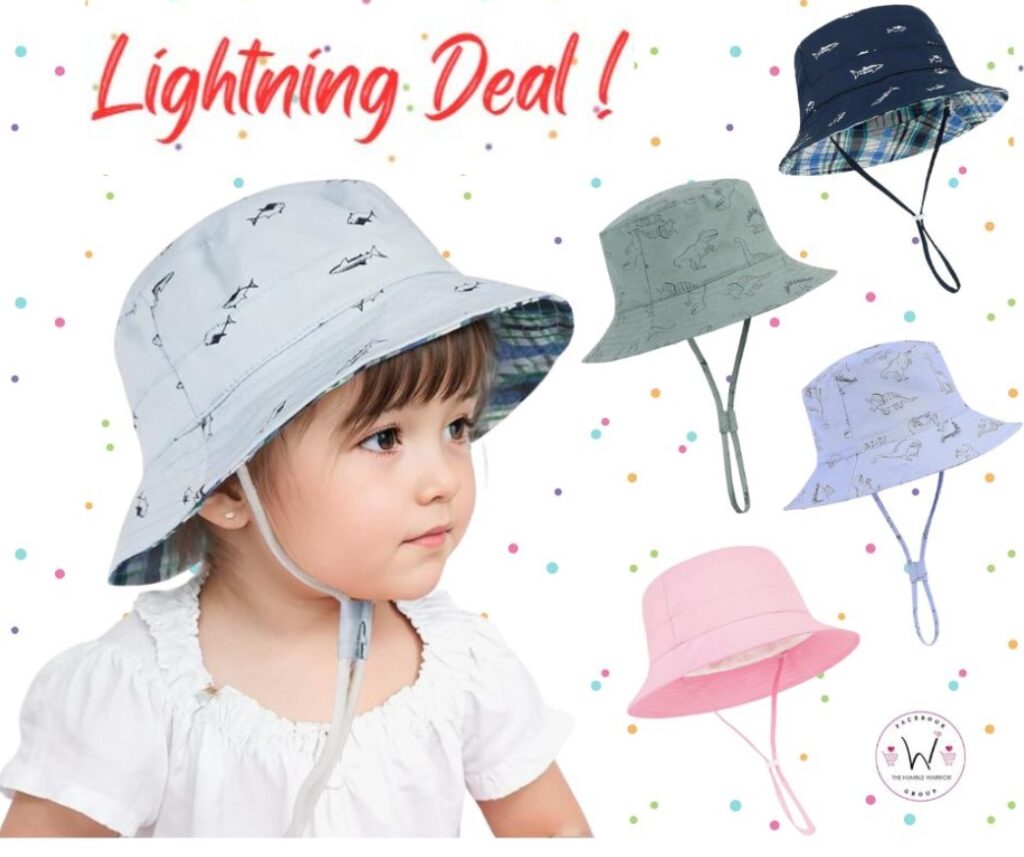 UPF 50+ Bucket Hats for kids!