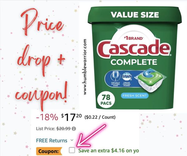 Cascade Complete Dishwasher Pods