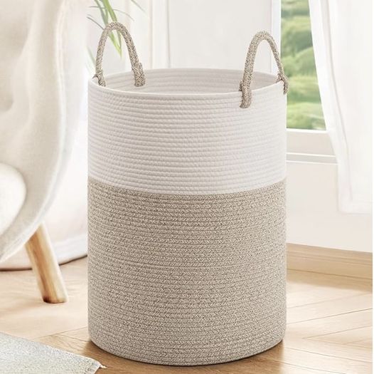 woven tall basket