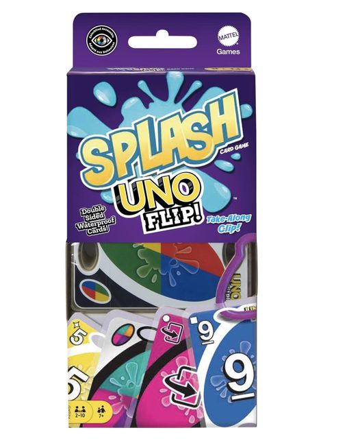 Mattel Games UNO Flip! Splash Card Game