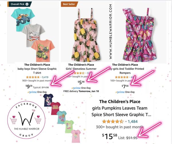 Children’s Place apparel for kids
