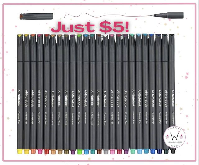 ai-natebok Fineliner Color Pen set