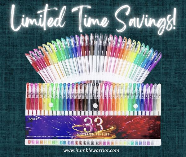 glitter pens are back