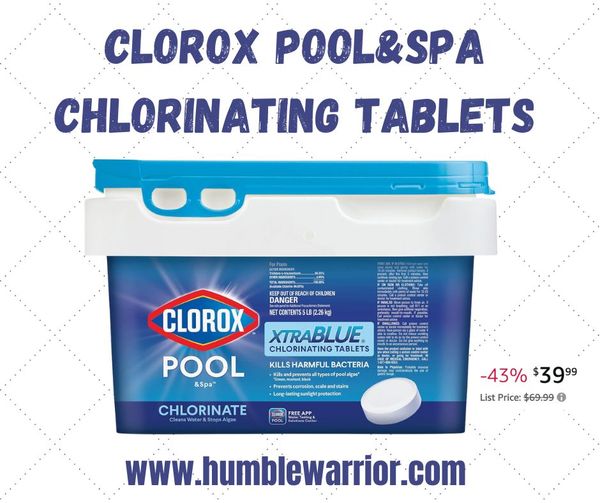CLOROX Pool & Spa XtraBlue 3” Chlorinating Tablets