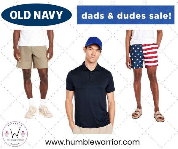 Save at Old Navy with their Dad’s and Dudes sale!
