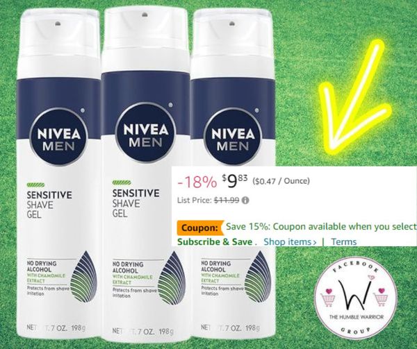 NIVEA MEN Sensitive Shave Gel.