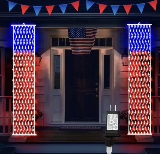 lighted LED flag banners