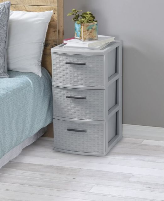 Sterilite 3 Drawer Weave Tower